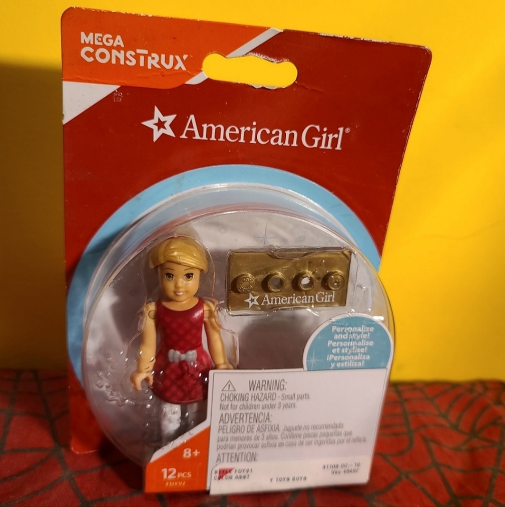 Mega Construx American Girl 12 Piece Mini Figure FDY92 Mckenna Collectible New#a